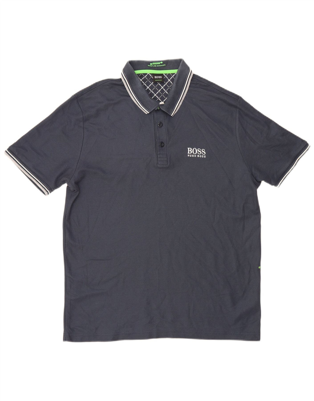 Polo da uomo Hugo Boss XL in cotone blu navy