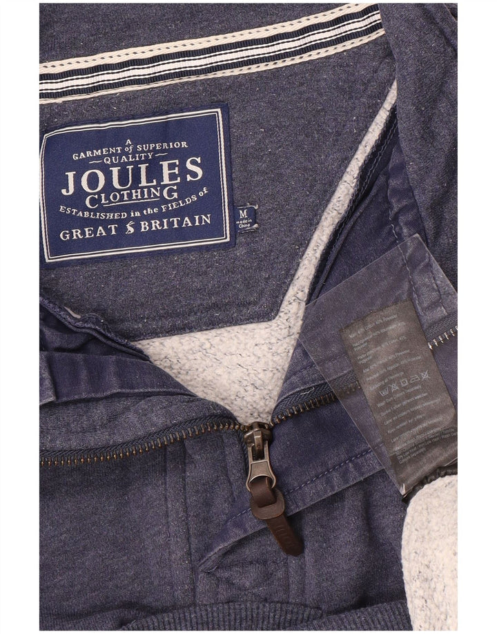 Joules Felpa da uomo con collo con zip, maglione medio, cotone blu navy