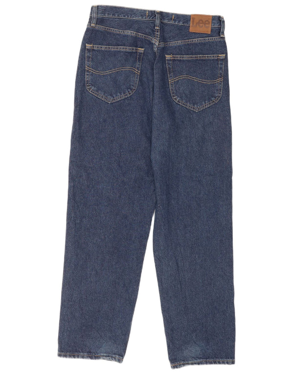 Lee Mens Relaxed Fit Straight Jeans W32 L30 Blue Cotton