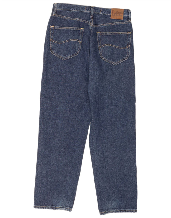 Jeans dritti da uomo Lee vestibilità rilassata W32 L30 cotone blu