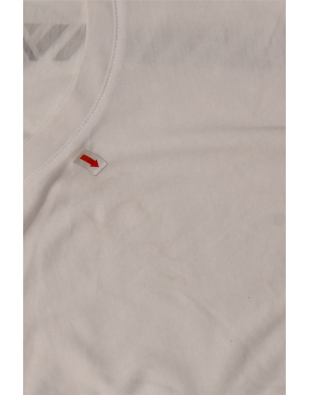 Maglietta grafica corta da donna NEW BALANCE Top UK 10 piccola in cotone bianco