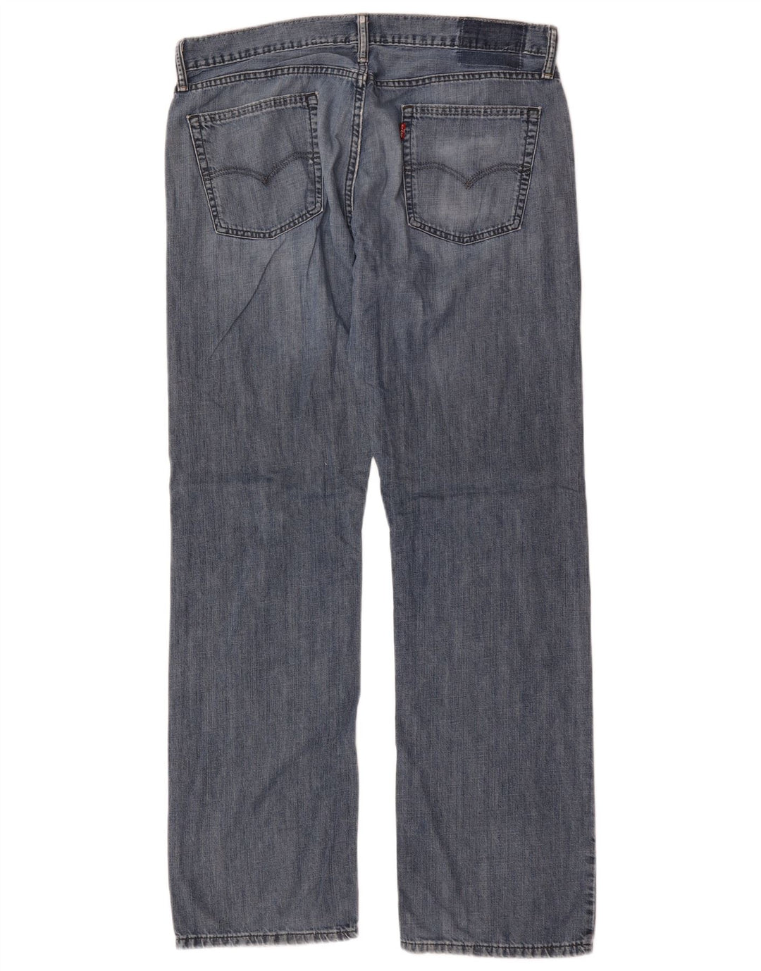 Jeans dritti da donna Levi's W36 L34 cotone blu