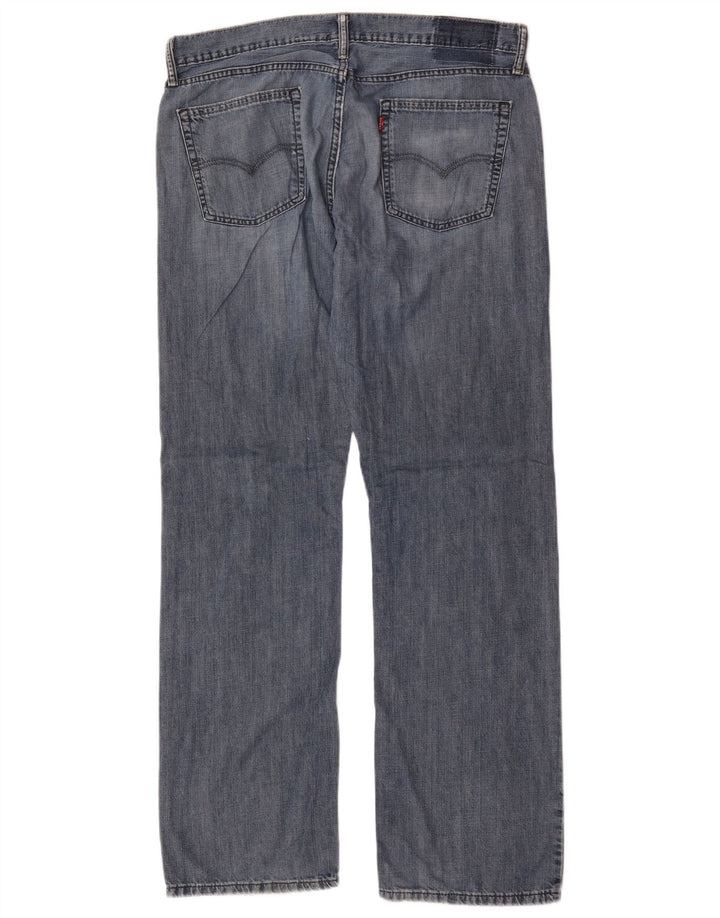 Jeans dritti da donna Levi's W36 L34 cotone blu