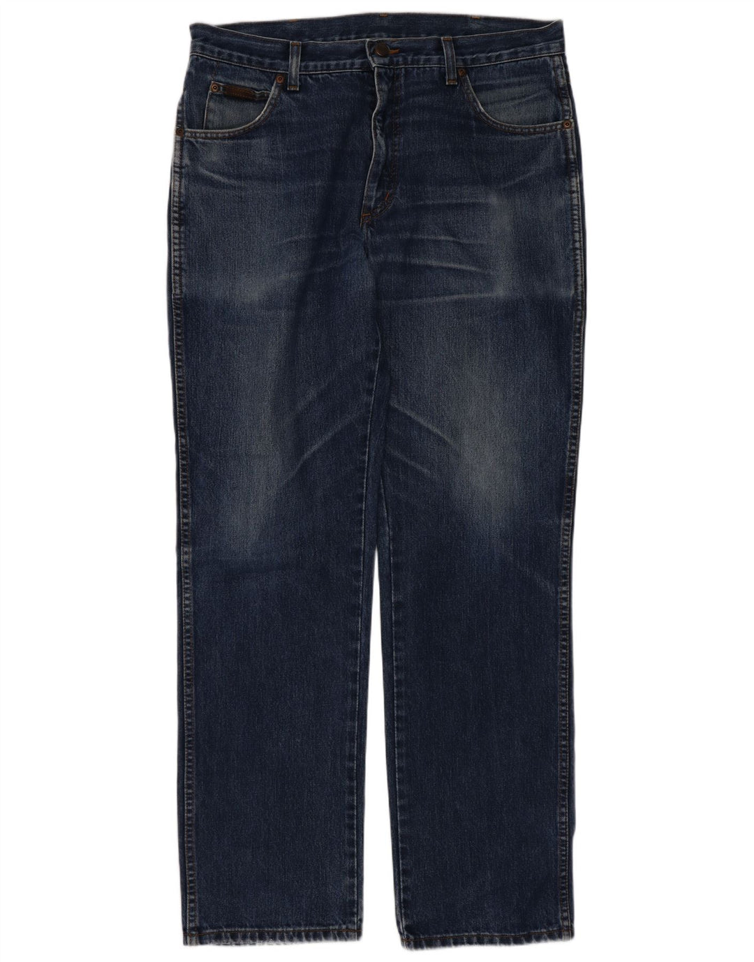Jeans dritti da uomo Wrangler Texas W36 L32 cotone blu