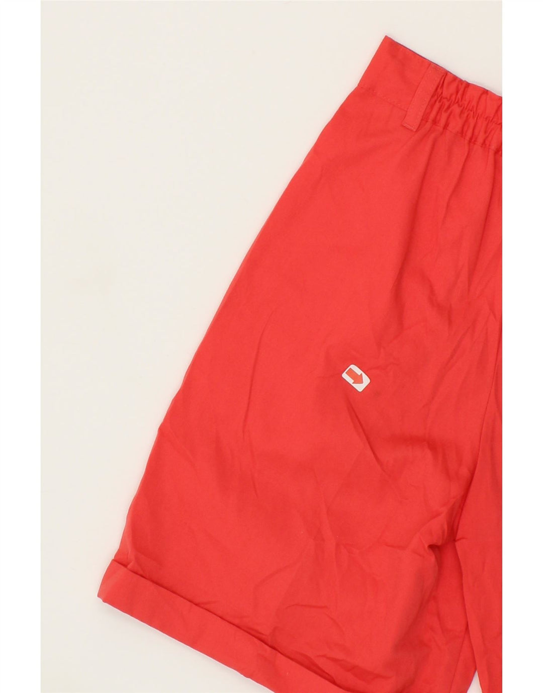 STEFANEL Womens High Waist Chino Shorts IT 42 Medium W28  Red Polyester Vintage Stefanel and Second-Hand Stefanel from Messina Hembry 
