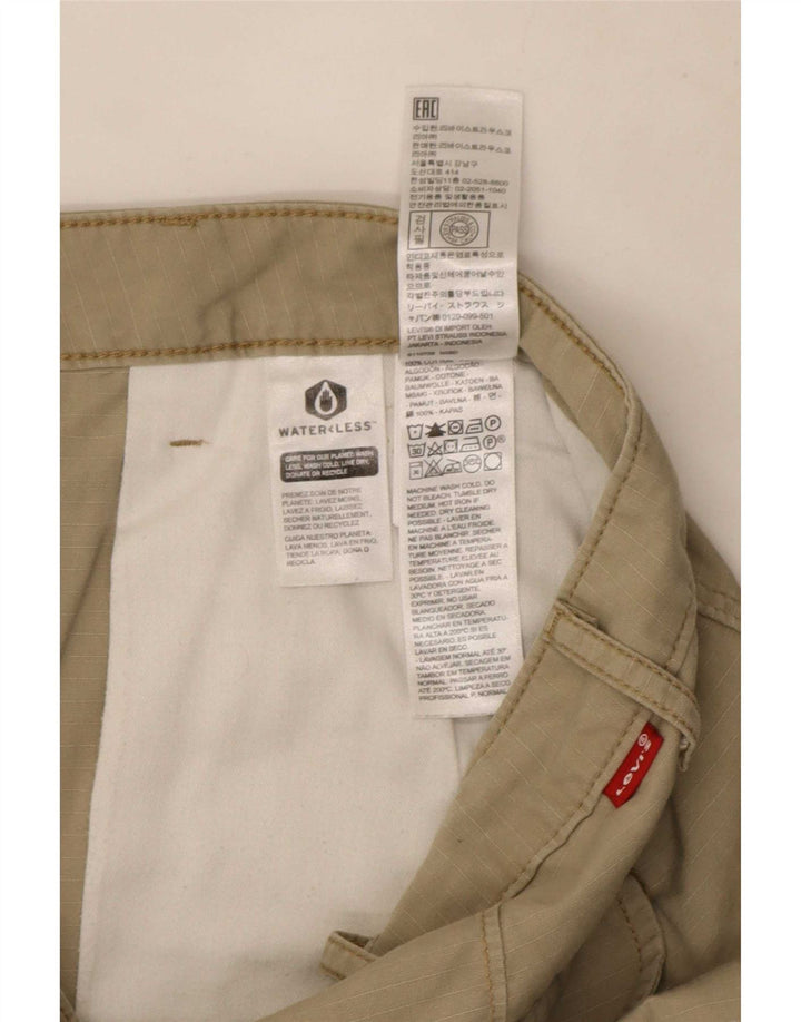 Pantaloncini cargo da uomo Levi's W38 XL in cotone beige
