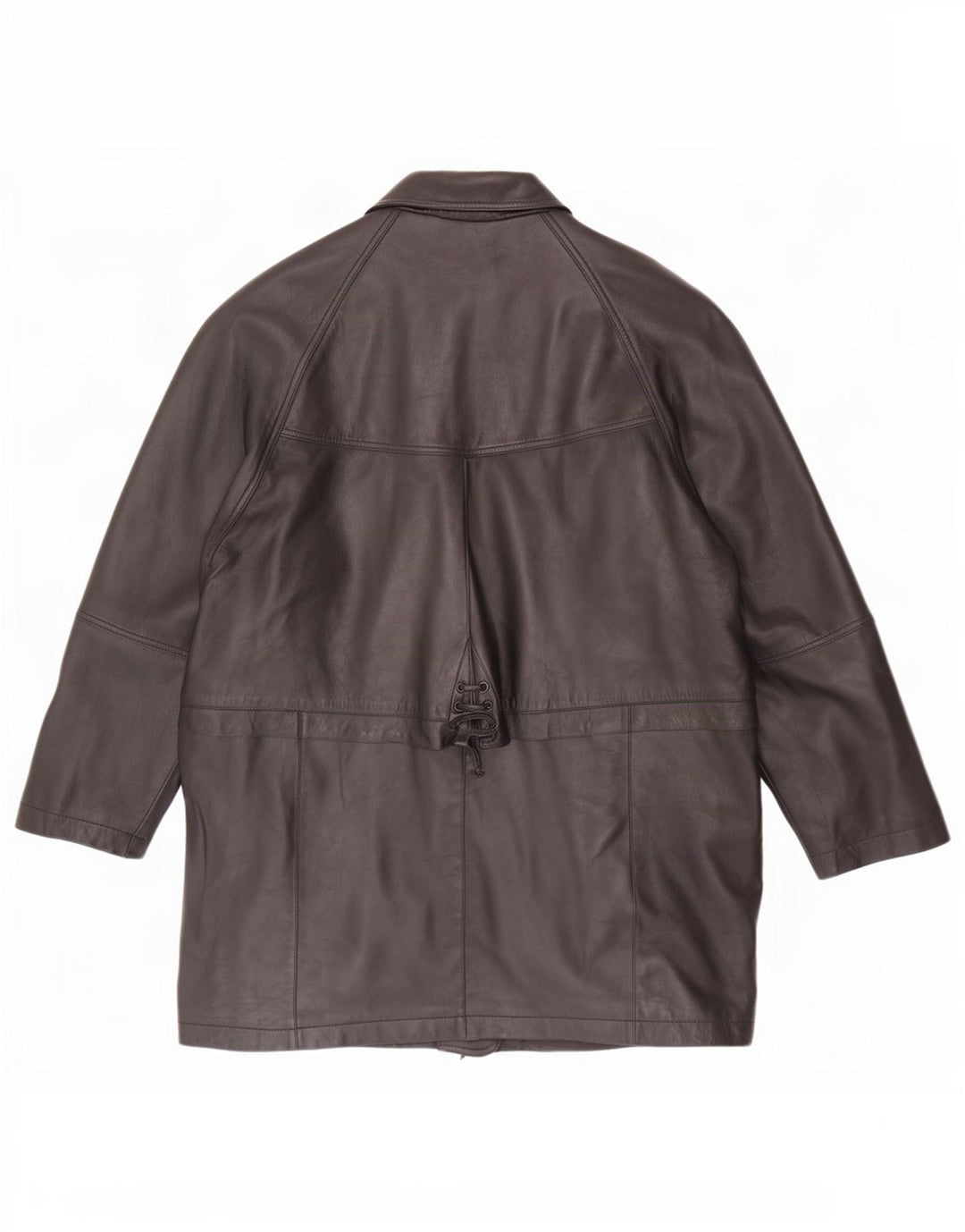 Cappotto in pelle da donna C&A UK 16 grande nero
