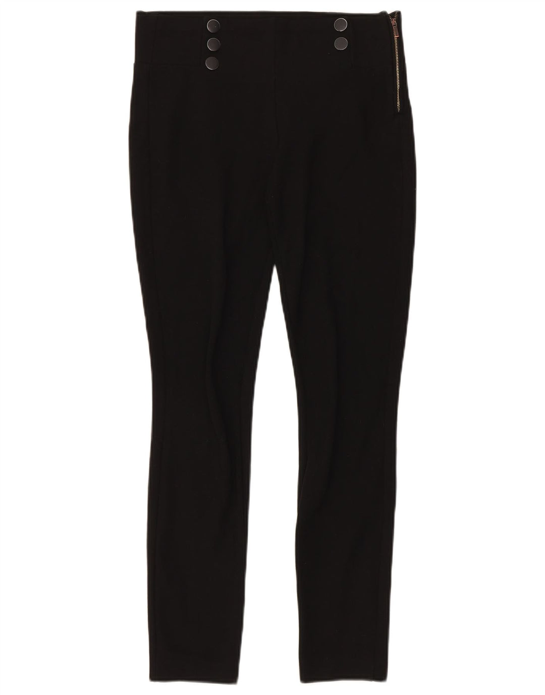 Pantaloni casual skinny da donna Zara medi W30 L32 neri