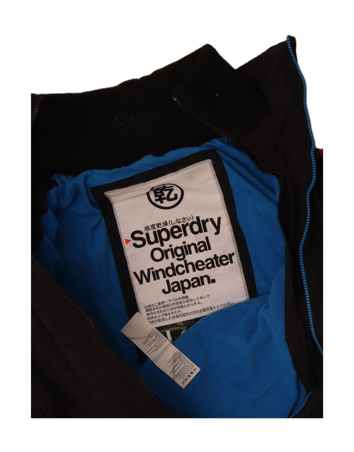 Giacca a vento da uomo Superdry Windcheater UK 40 Large Black Modern