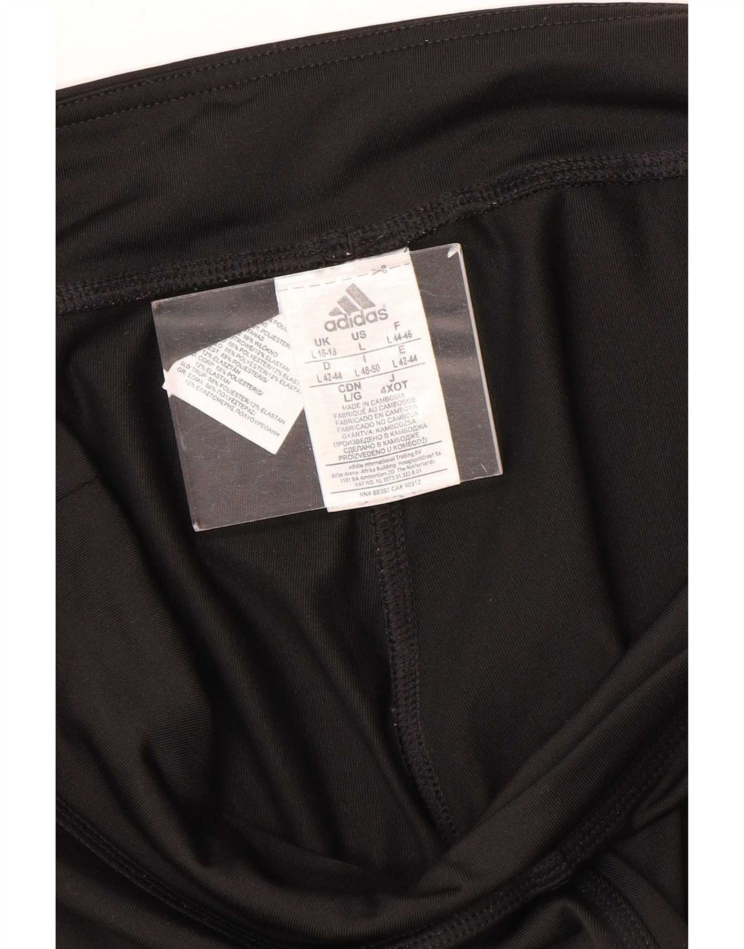 Leggings Adidas Climalite Capri da donna UK 16/18 Large Nero Poliestere