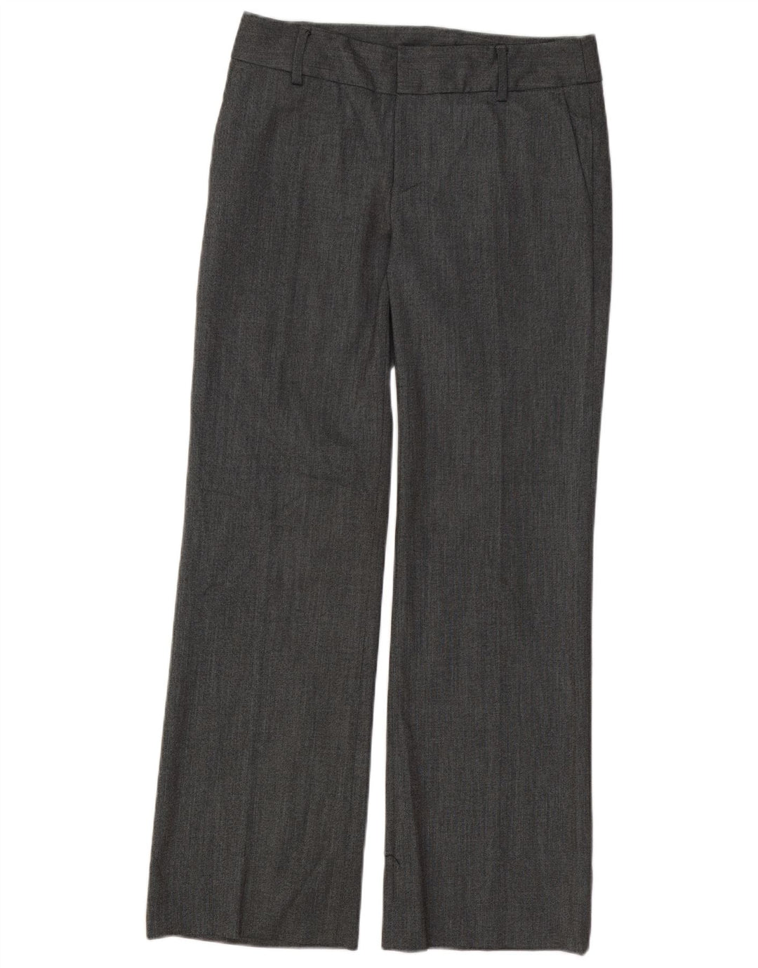 Pantaloni da abito dritti da donna Zara EU 38 Small W28 L31 Poliestere grigio