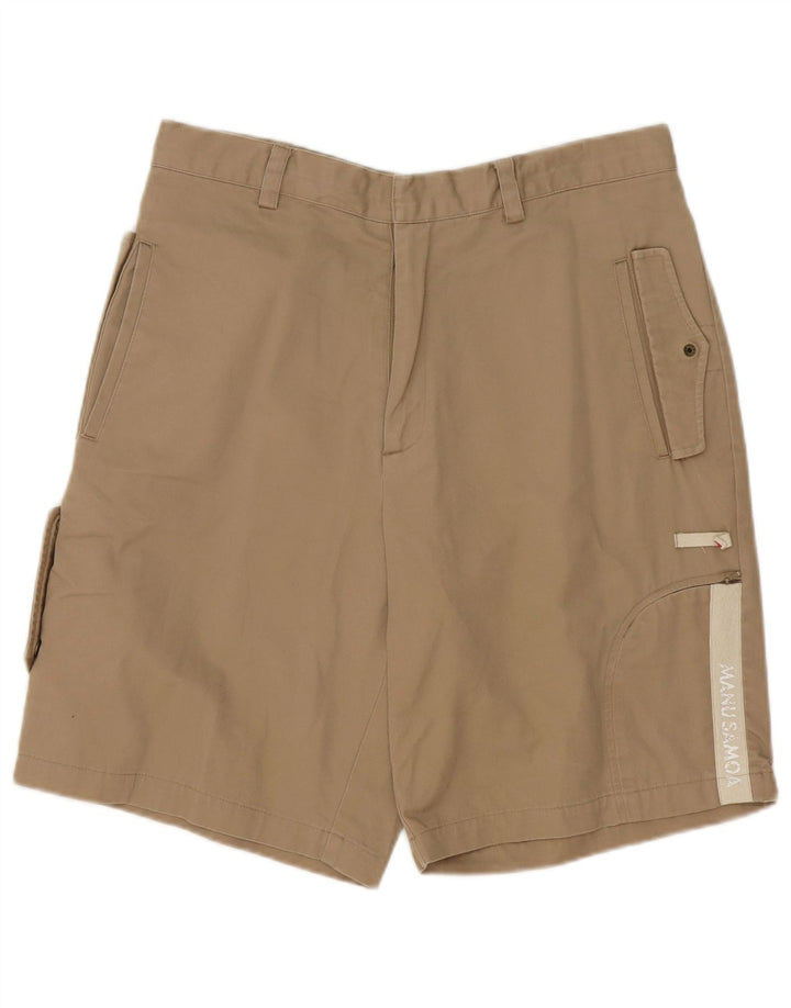 Pantaloncini cargo da uomo Manu Samoa W34 Large Beige