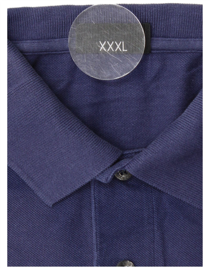 Polo da uomo HUGO BOSS 3XL cotone blu navy
