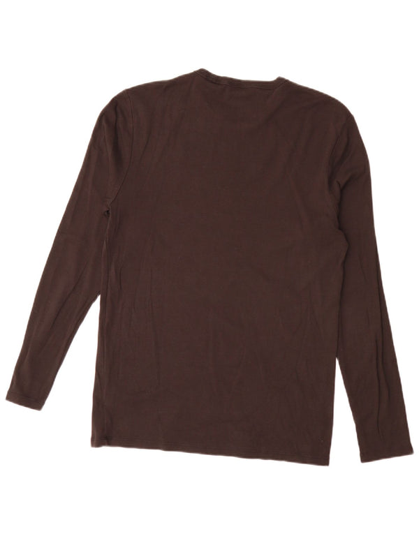 Top da uomo G-Star a maniche lunghe in cotone nero medio