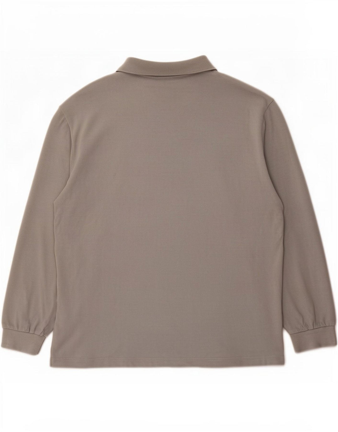 Polo da uomo a maniche lunghe Lacoste taglia 8 3XL grigia