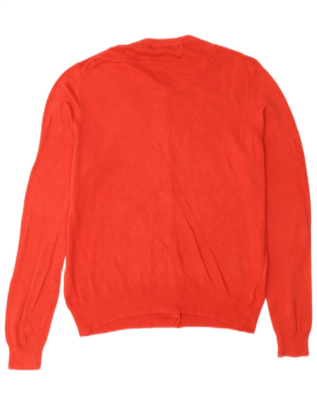 Maglione cardigan vestibilità regolare da donna Marks & Spencer UK 12 cotone rosso medio