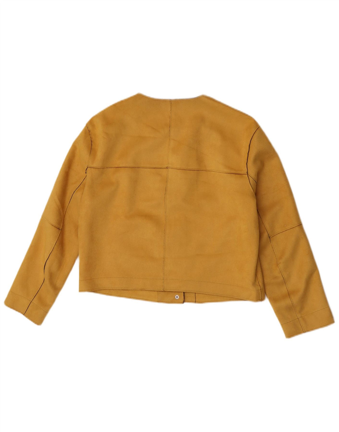 Giacca Bolero da donna Zara UK 10 Small Giallo Poliestere