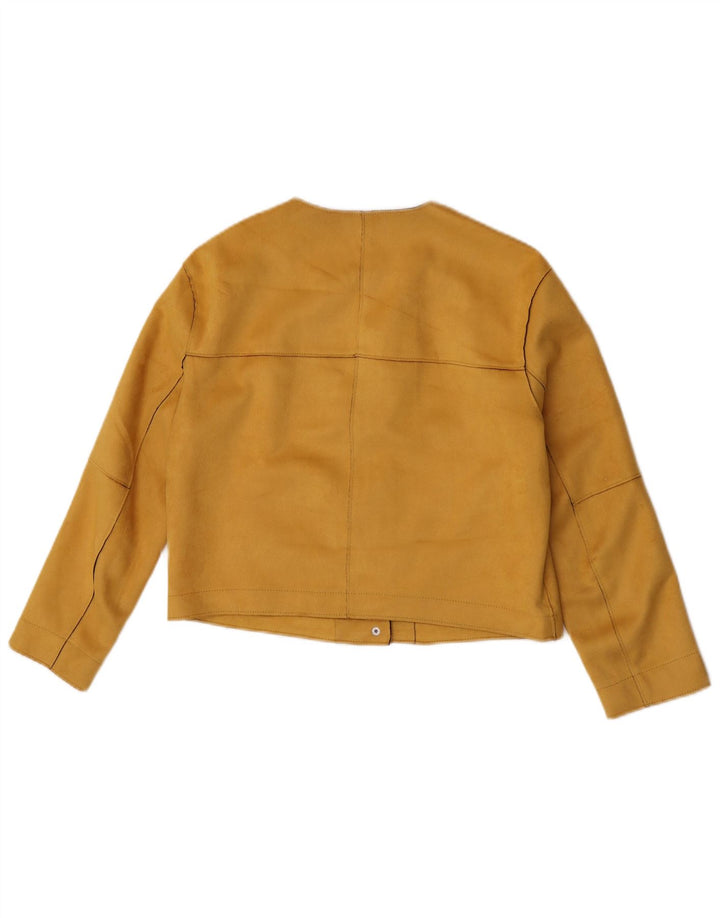 Giacca Bolero da donna Zara UK 10 Small Giallo Poliestere