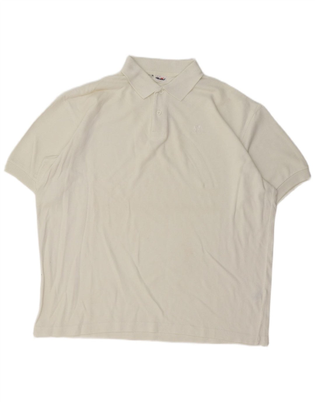 Polo da uomo Ellesse XL in cotone bianco