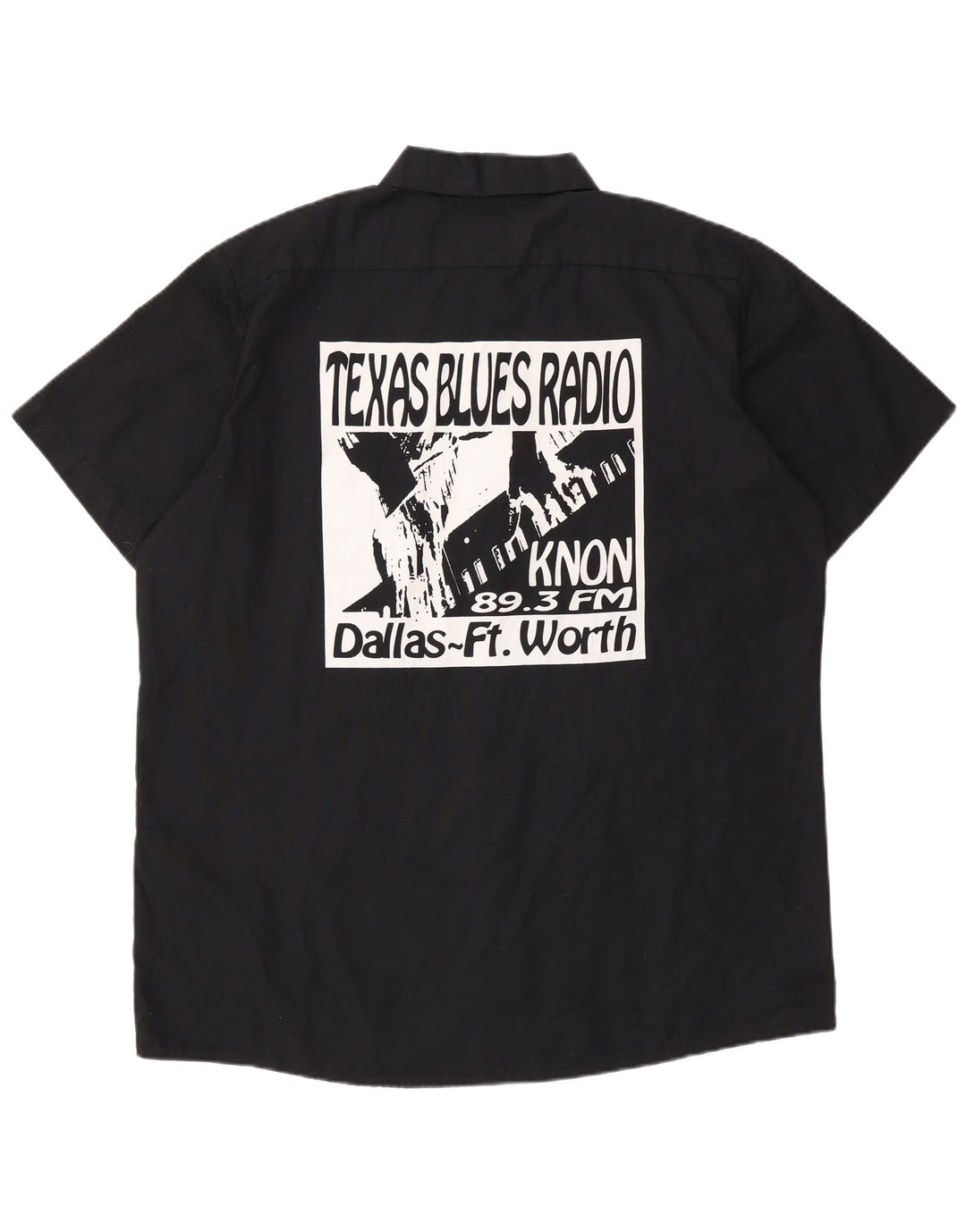 Dickies Camicia grafica da uomo a maniche corte grande poliestere nero