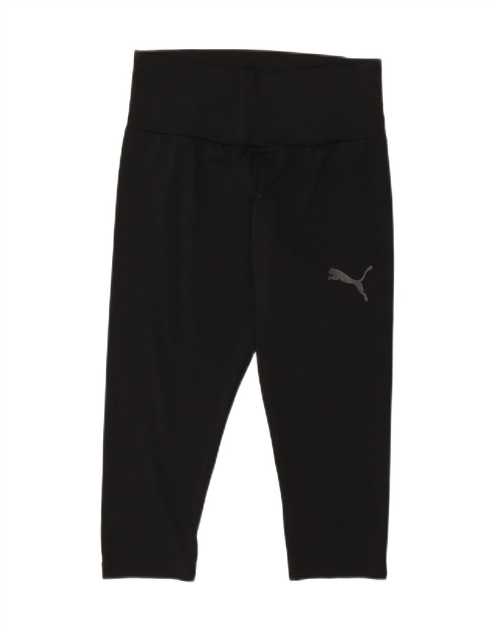 Leggings Capri da donna Puma UK 12 medio nero poliestere