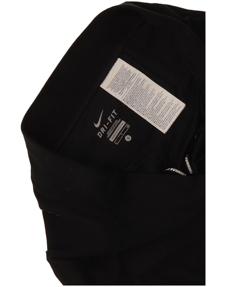 Leggings Nike Dri Fit Capri da donna UK 10 piccoli poliestere nero