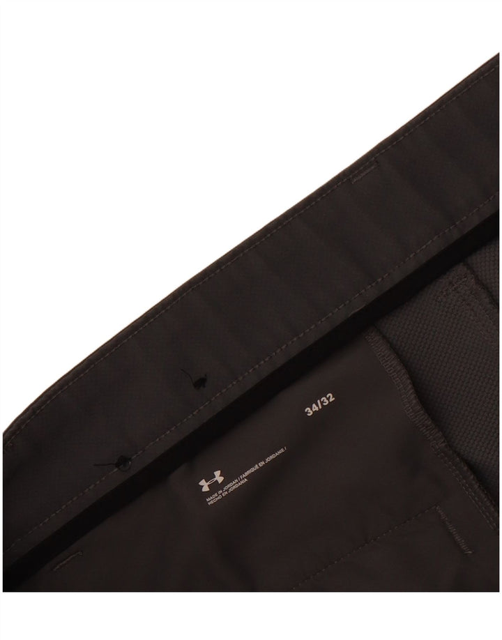 Pantaloni chino dritti da uomo Under Armour W34 L32 Grigi
