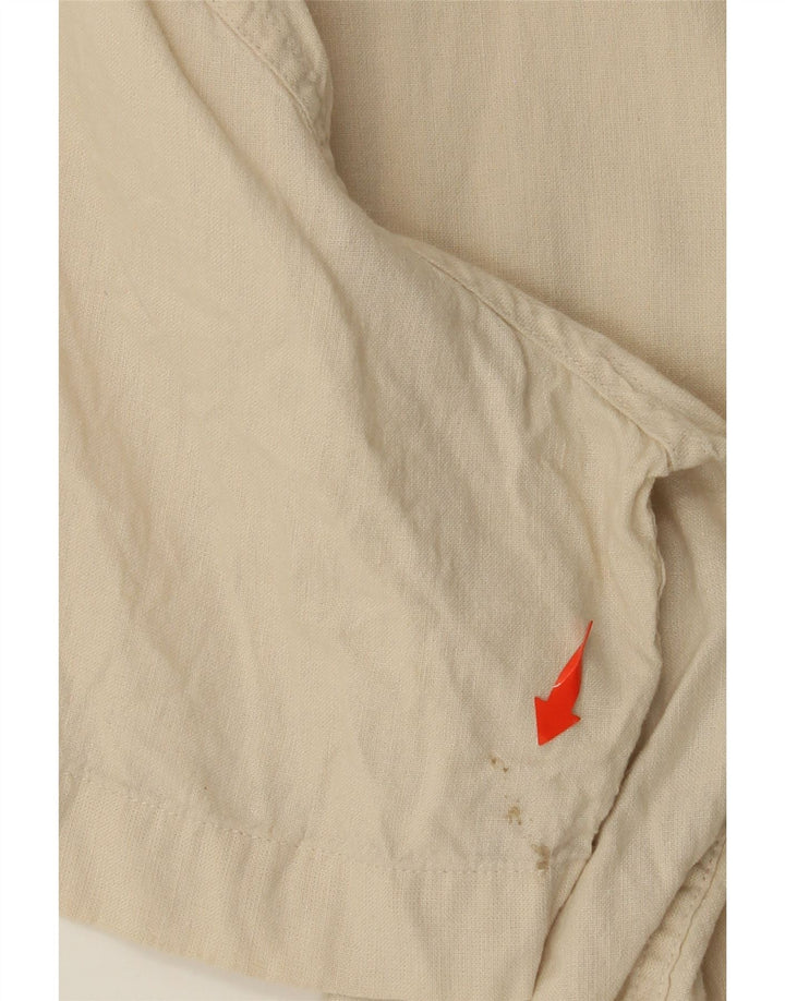 Camicia a maniche corte da uomo WRANGLER grande lino beige