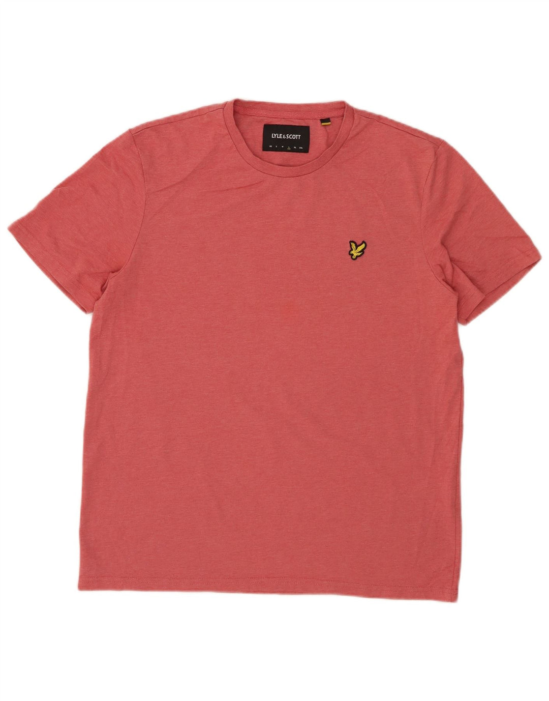 T-shirt da uomo LYLE & SCOTT grande rossa in poliestere