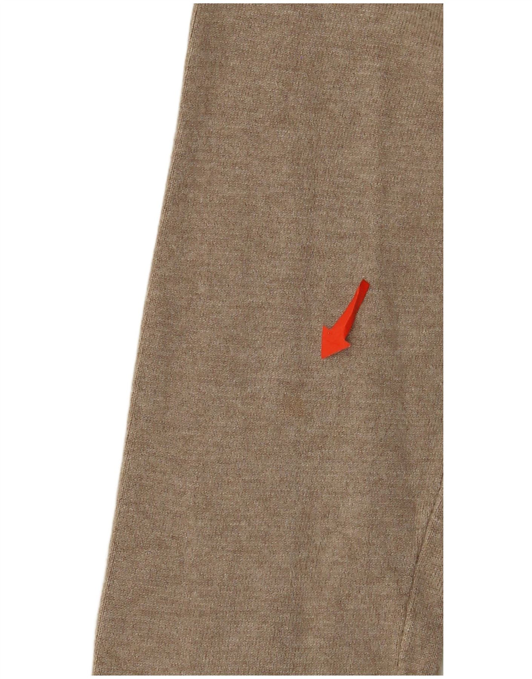 Maglione Zara da donna con scollo a V UK 12 Rayon beige medio