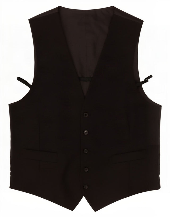 Gilet da uomo Marks & Spencer grande poliestere nero