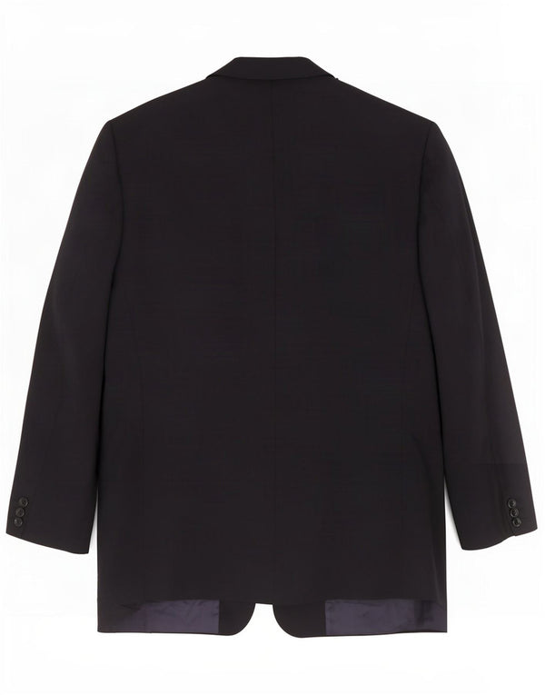 Giacca blazer da uomo a 2 bottoni Hugo Boss EU 46 piccola lana blu navy