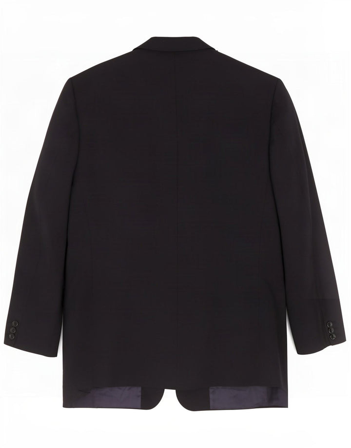 Giacca blazer da uomo a 2 bottoni Hugo Boss EU 46 piccola lana blu navy