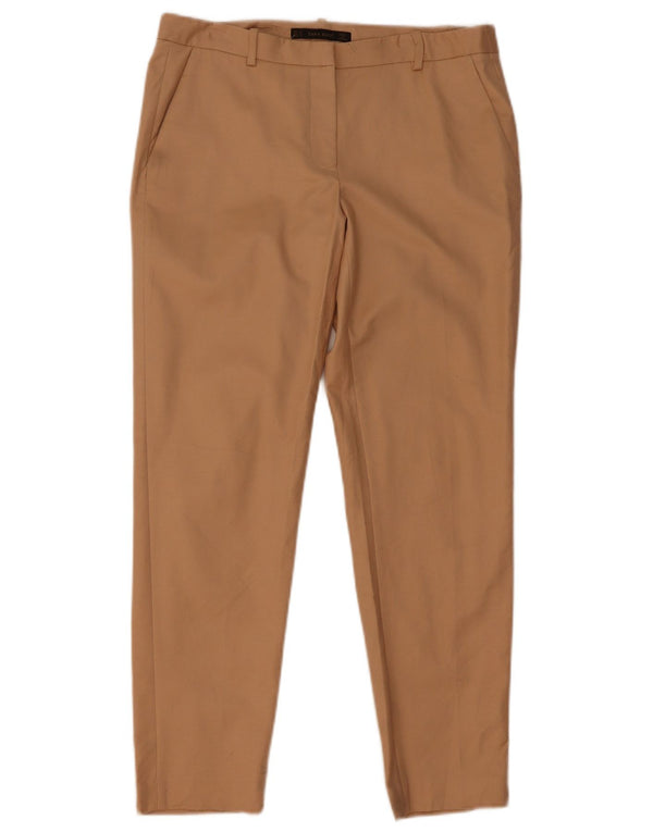 Pantaloni chino slim da donna Zara EU 38 Small W32 L28 Cotone beige
