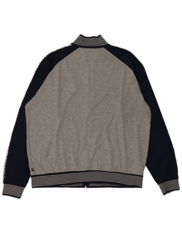 Giacca sportiva da uomo con grafica Asics, giacca grande color grigio