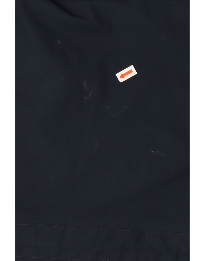 Giacca antipioggia oversize con cappuccio da donna Berghaus UK 10 piccola in nylon blu navy