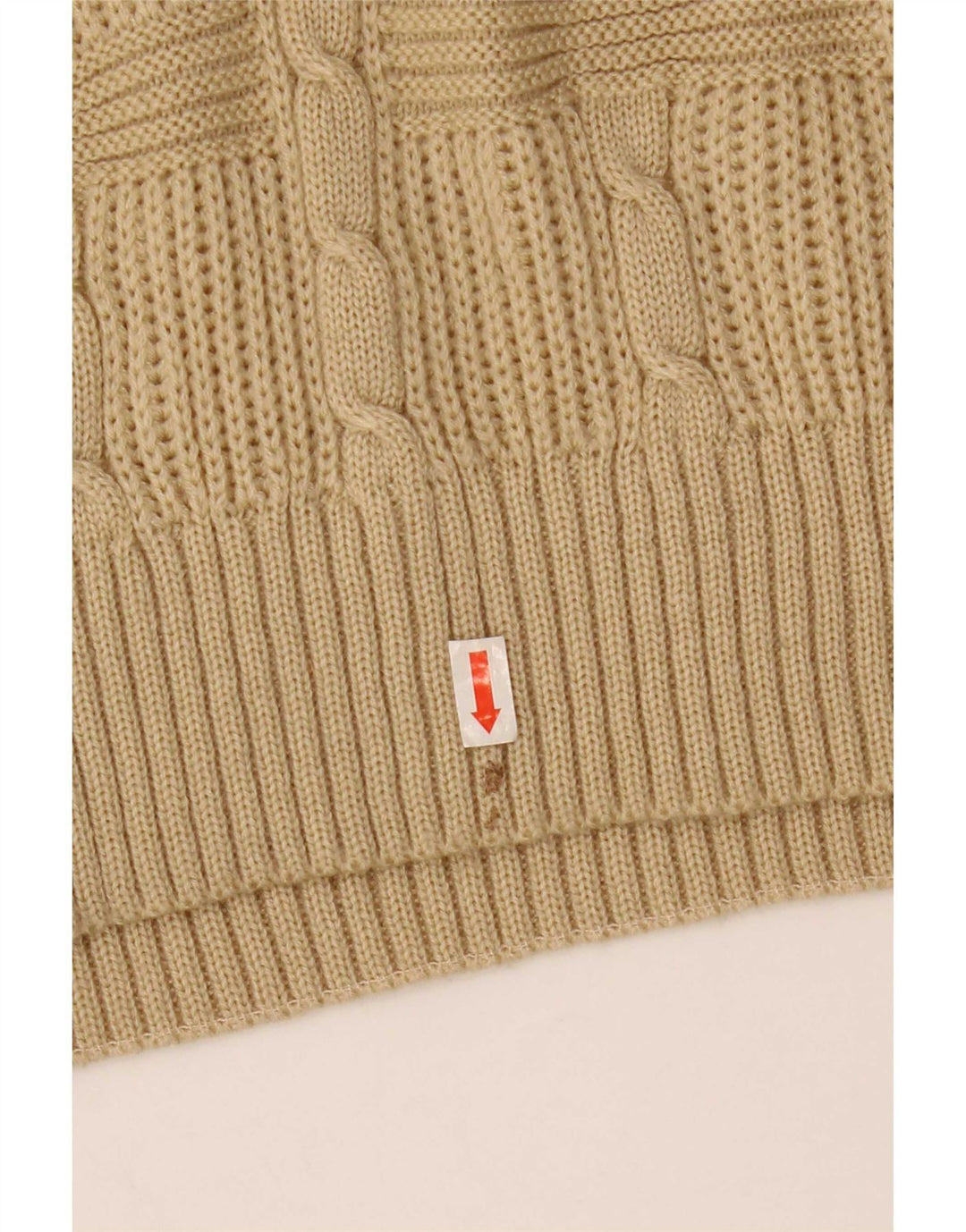 Maglione girocollo da uomo vintage IT 50 Acrilico beige medio