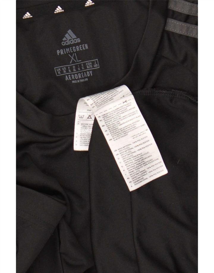 T-shirt Adidas Aeroready da uomo Top XL poliestere nero