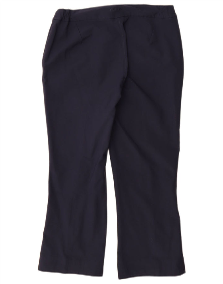 Pantaloni casual bootcut da donna Rohan UK 12 medi W30 L26 blu navy