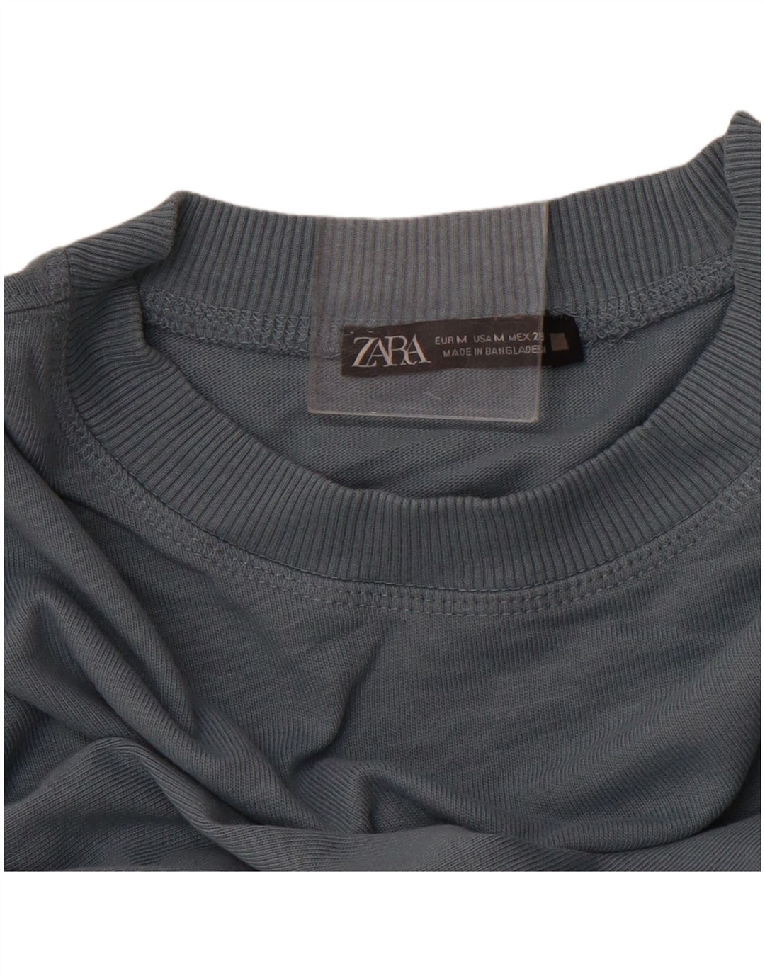 Felpa da Donna ZARA Maglione UK 14 Grigio Medio