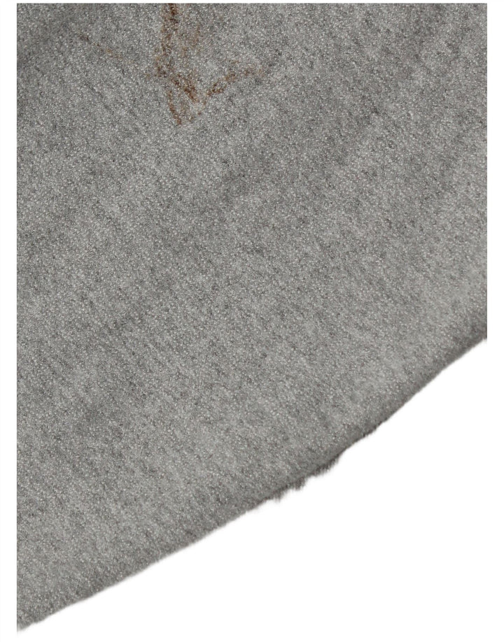 Felpa con cappuccio grafica da uomo Vans Small in cotone chiazzato grigio