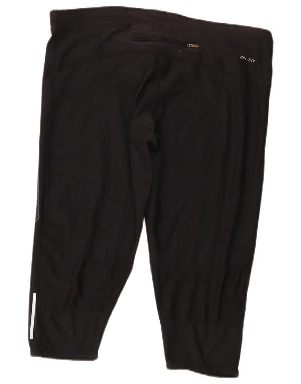 Leggings Nike Dri Fit Capri da donna XL in poliestere nero sportivo