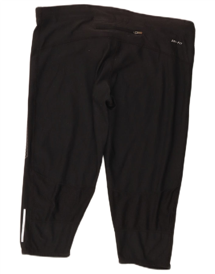 Leggings Nike Dri Fit Capri da donna XL in poliestere nero sportivo