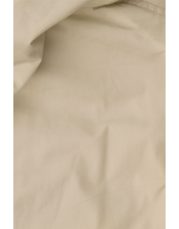 Giacca multiuso vintage da donna oversize con cappuccio UK 20 2XL bianco sporco