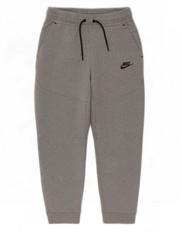 Pantaloni da tuta da ragazzo Nike Joggers 12-13 anni Large in cotone chiazzato grigio
