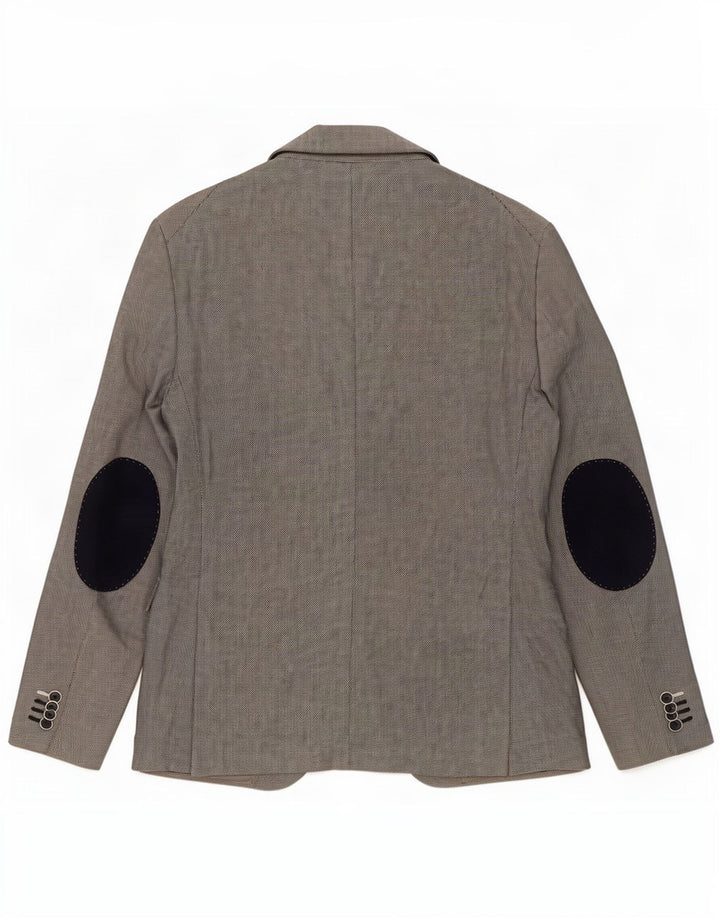 Giacca blazer a 2 bottoni da uomo Zara EU 52 grande grigia