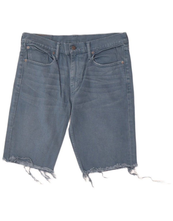 Pantaloncini di jeans Levi's 511 da uomo W33 in cotone blu medio