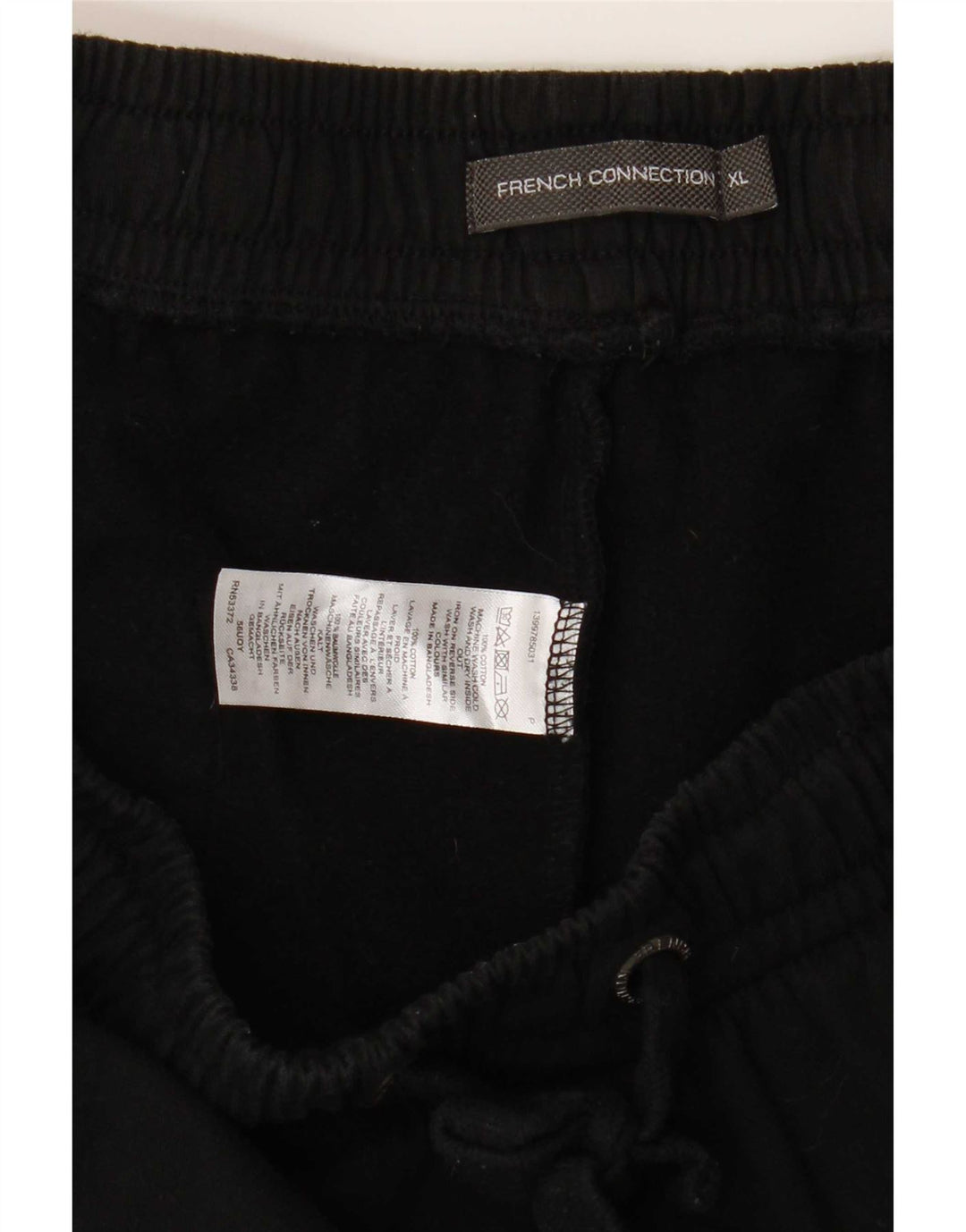 Pantaloncini sportivi da uomo French Connection XL in cotone nero