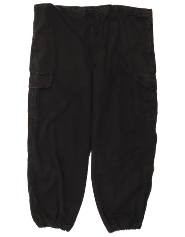 Pantaloni cargo St. Michael da donna Marks & Spencer UK 16 Large W38 L27 Neri