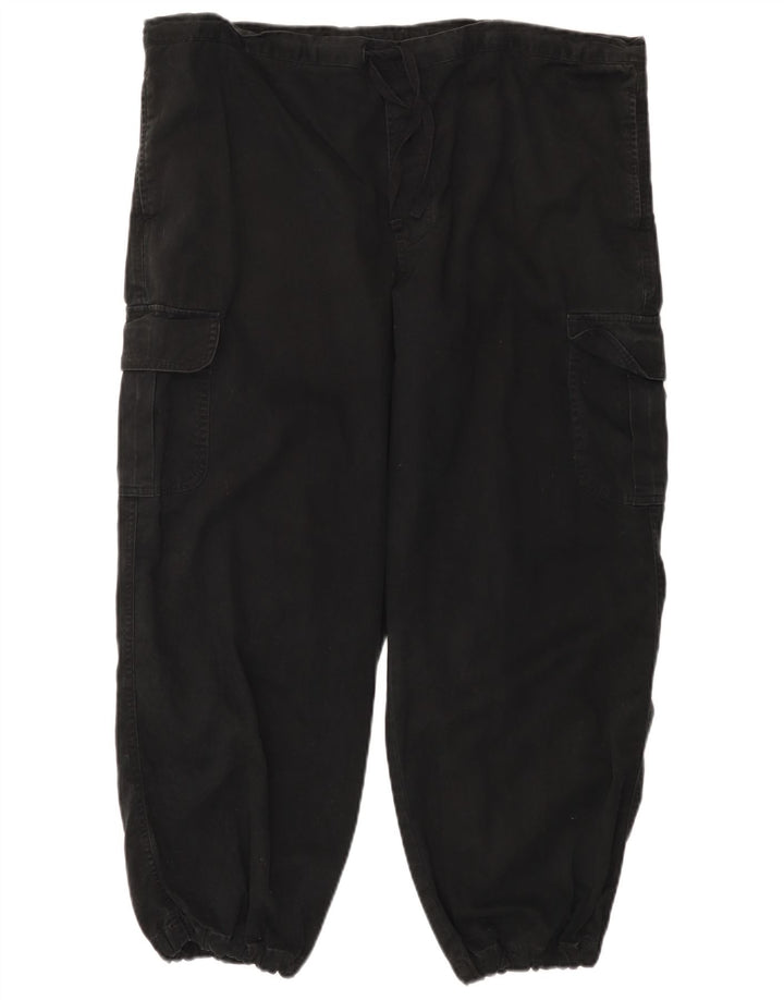 Pantaloni cargo St. Michael da donna Marks & Spencer UK 16 Large W38 L27 Neri
